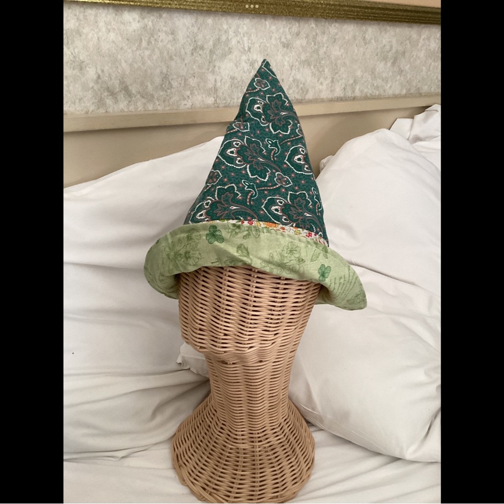 Kids Toddler’s 100% Cotton Elf Hat Mixed Greens